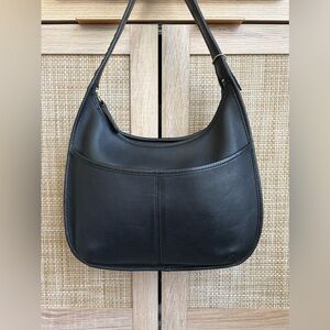 COACH Vintage Ergo Black Leather Hobo Shoulder Bag Handbag Purse 9033 *READ*